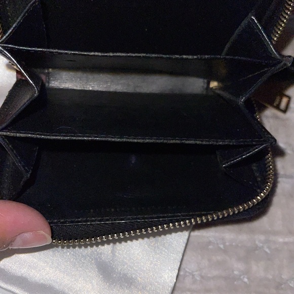 YSL Preloved card holder excellent condition color burgundy - Picture 11 of 12